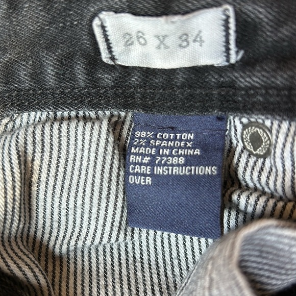 Madewell Rail Straight Jeans in Black Size 26 - Picture 9 of 9